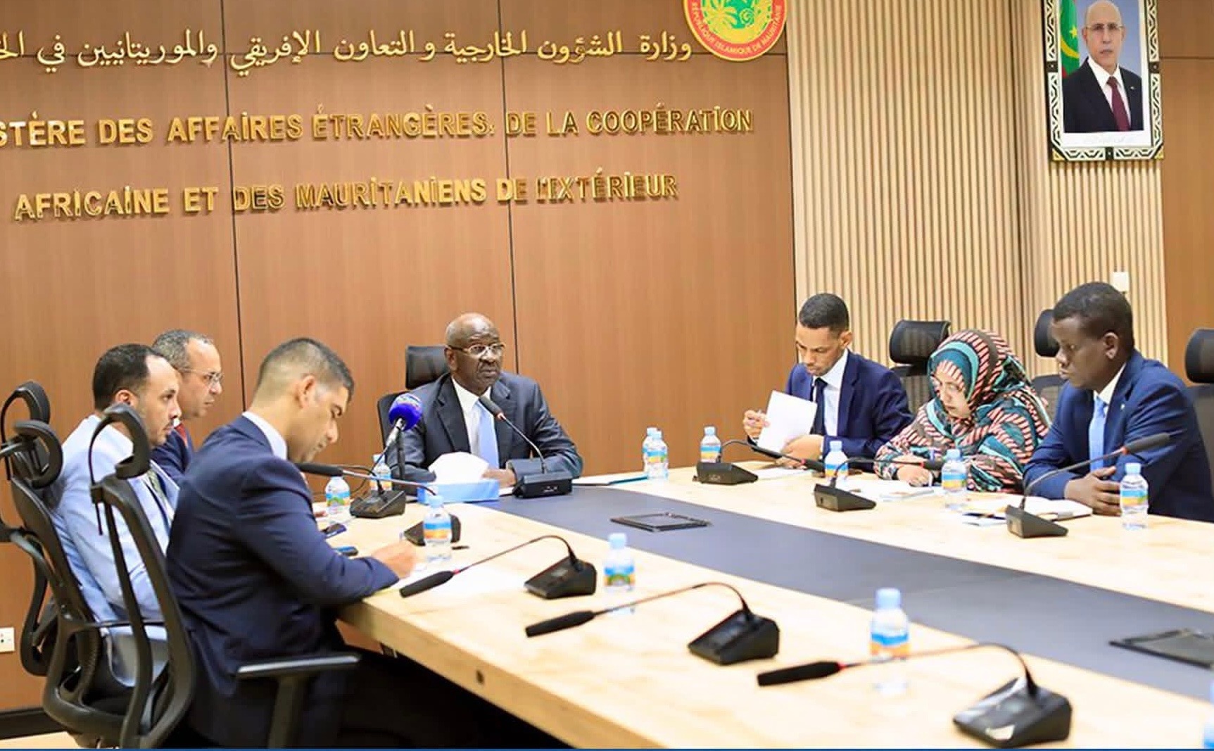 ولد مرزوك يبحث التحضيرات لتنظيم منتدى الجاليات الموريتانية في الخارج